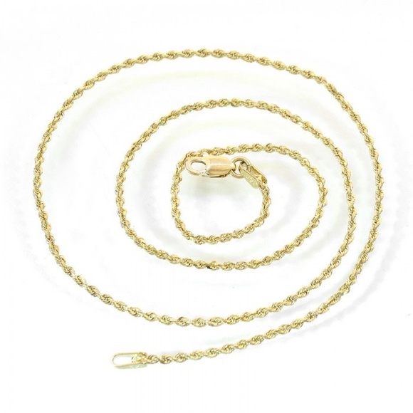 Avital & Co Jewelry | Jewelry | 4k Yellow Gold 16 Inch Rope Chain 33 ...